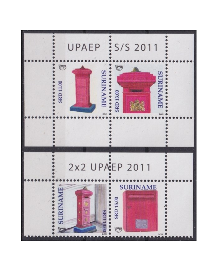 F-EX65788 SURINAME MNH 2011 UPAEP MAILBOXES BUZONES.