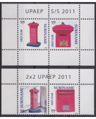 F-EX65788 SURINAME MNH 2011 UPAEP MAILBOXES BUZONES.