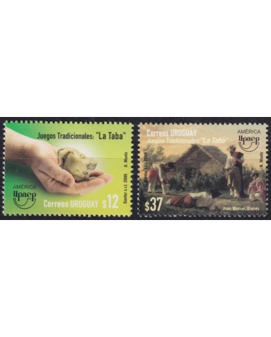 F-EX66481 URUGUAY MNH 2009 UPAEP LA TABA TRADITIONAL GAMES.