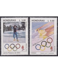 F-EX59524 HONDURAS MNH 1992 WINTER OLYMPIC GAMES ALBERVILLE SKI.