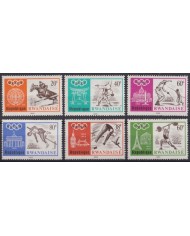 F-EX57014 MEXICO MNH 1968 MEXICO OLYMPIC GAMES ATHLETISM JUDO FENCING EQUESTRIAN.