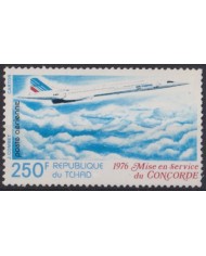 F-EX56257 CHAD TCHAD MNH 1976 CONCORDE AIRPLANE AVION.