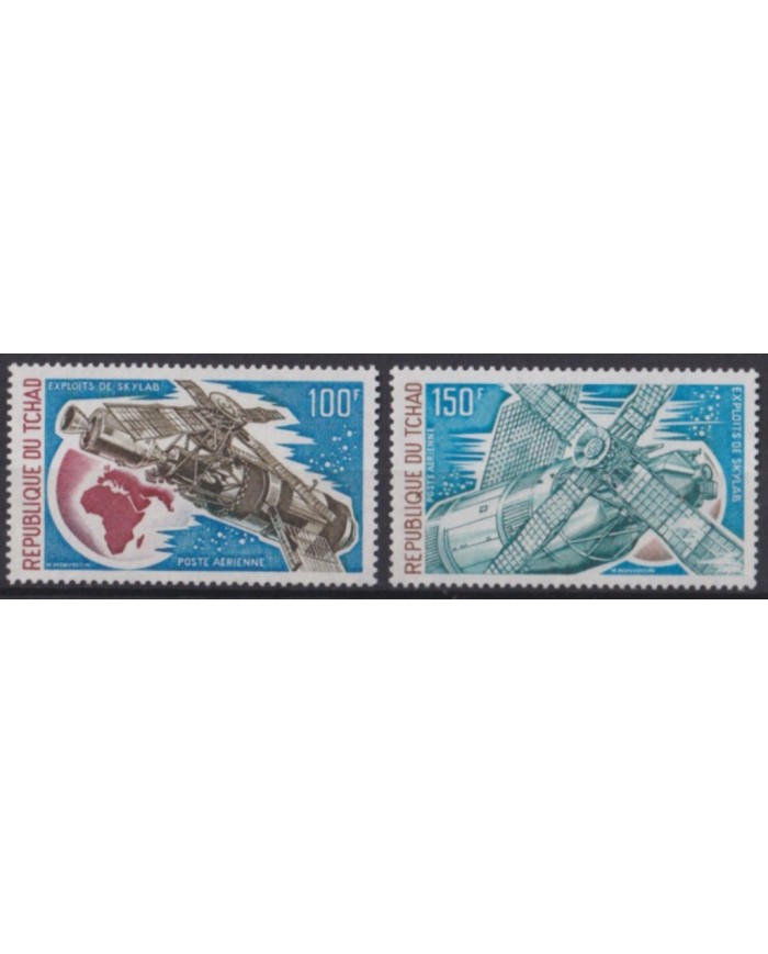 F-EX56256 CHAD TCHAD MNH 1974 SPACE SATELLITE SKYLAB.