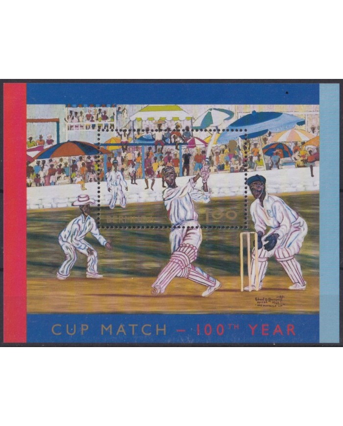 F-EX56340 BERMUDA MNH 2002 CENTENARY CRICKET CUP MATCH.