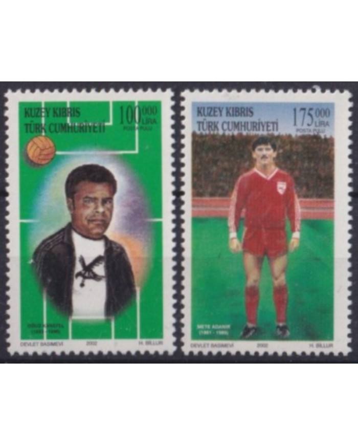 F-EX56330 TURKISH CYPRUS MNH 2002 SPORT SOCCER.
