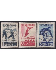 F-EX59428 FINLAND SUOMI MLH 1938 WINTER SPORT SKII.