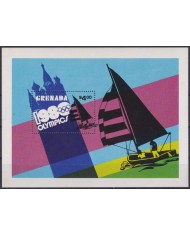 F-EX57599 GRENADA MNH 1980 OLYMPIC GAMES MOSCOW SAILING BOAT SHIP.