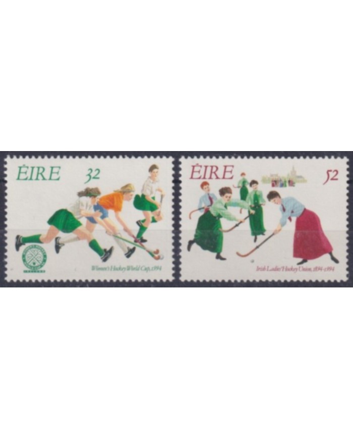F-EX59442 IRELAND EIRE 1994 MNH WOMAN HOCKEY WORLD CUP.