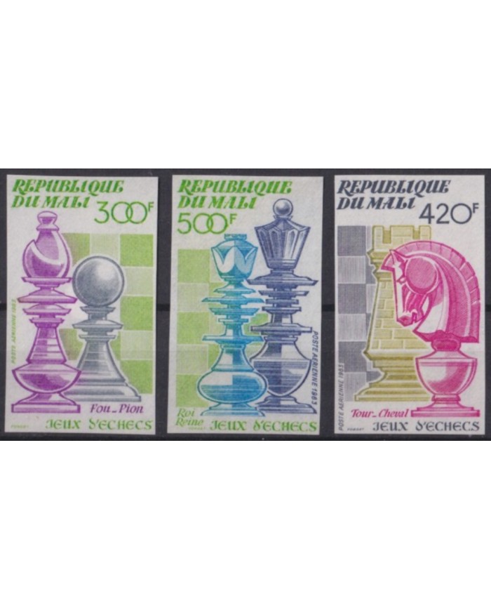 F-EX56349 MALI MNH 1983 CHESS AJEDREZ IMPERFORATED.