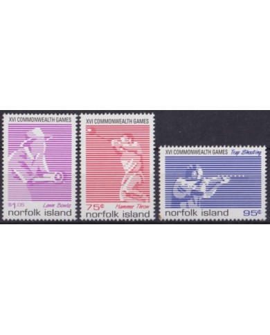 F-EX56333 NORFOLK IS MNH 1998 CONMONWEALTH GAMES SHUTTING ATHLETISM.