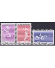 F-EX56333 NORFOLK IS MNH 1998 CONMONWEALTH GAMES SHUTTING ATHLETISM.