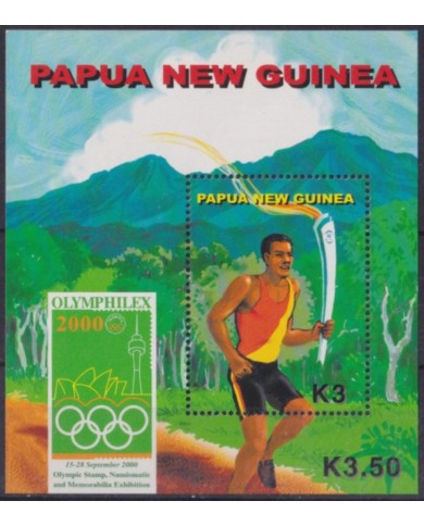 F-EX58810 PAPUA NEW GUINEA MNH 2000 SYDNEY AUSTRALIA OLYMPIC GAMES TOURCH.