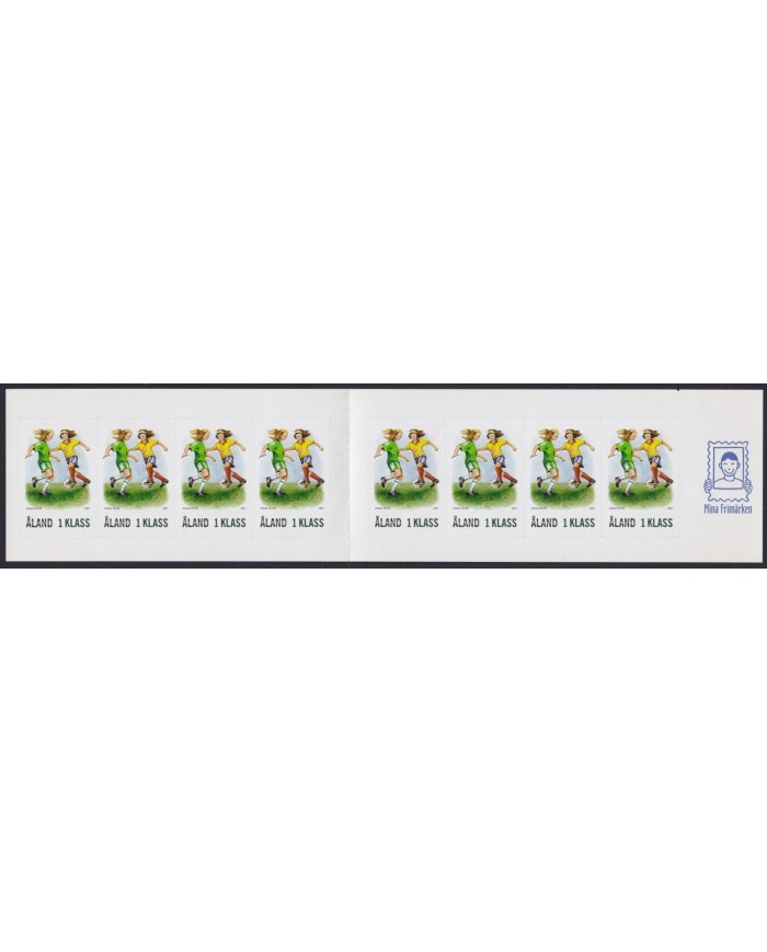 F-EX56341 ALAND MNH 2007 BOOKLED ISLAND SPORT SOCCER.
