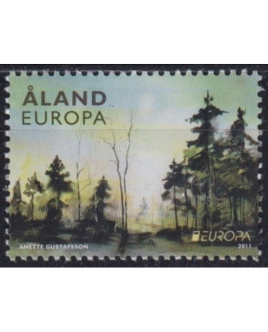 F-EX66344 ALAND MNH 2011 EUROPA CEPT YEAR OF FOREST TREE.