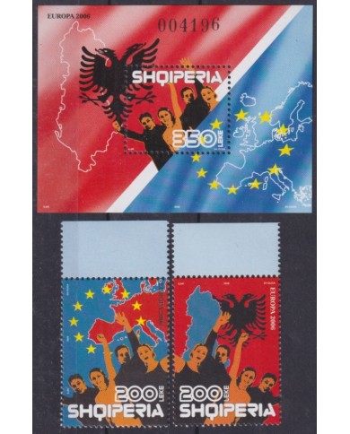 F-EX65748 ALBANIA MNH 2006 EUROPA CEPT INTEGRATION.
