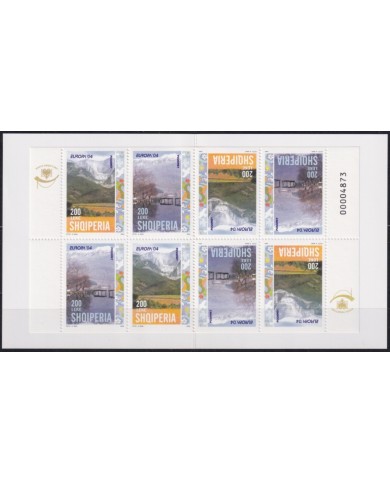 F-EX64788 ALBANIA MNH 2004 EUROPA CEPT HOLYDAYS BOOKLED.
