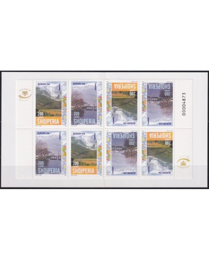 F-EX64788 ALBANIA MNH 2004 EUROPA CEPT HOLYDAYS BOOKLED.