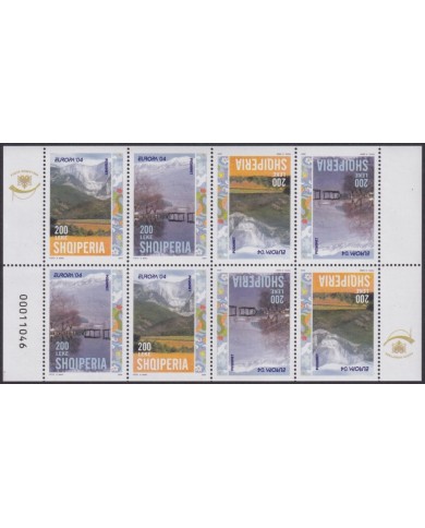 F-EX64790 ALBANIA MNH 2004 EUROPA CEPT HOLYDAYS BOOKLED. ONLY SHEET.