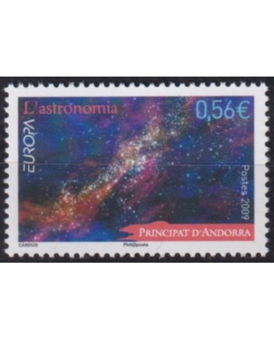 F-EX66492 ANDORRA MNH 2009 EUROPA CEPT ASTRONOMY YEAR SPACE.