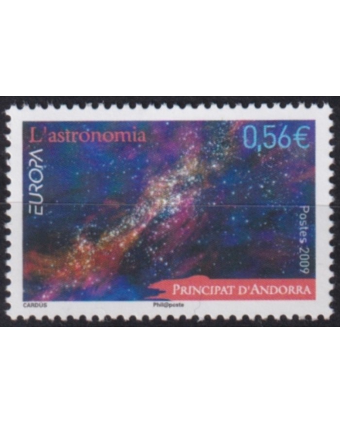 F-EX66492 ANDORRA MNH 2009 EUROPA CEPT ASTRONOMY YEAR SPACE.