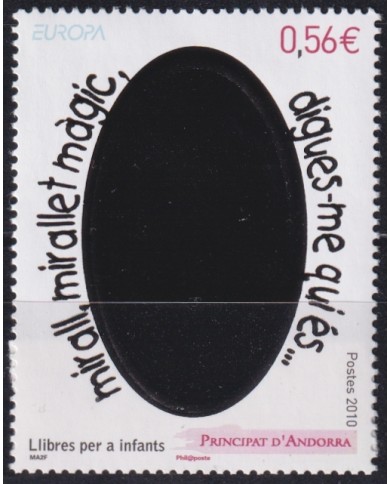 F-EX66345 ANDORRA MNH 2010 EUROPA CEPT CHILDREN TALES MIRROR ISOLATE.