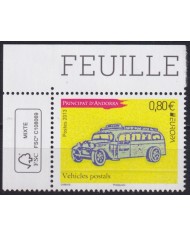 F-EX65703 HUNGARY MNH 2013 EUROPA CEPT POSTAL VEHICLES CAR.