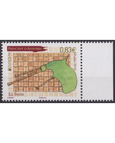 F-EX65919 ANDORRA MNH 2014 EUROPA CEPT MUSIC INSTRUMENTS.