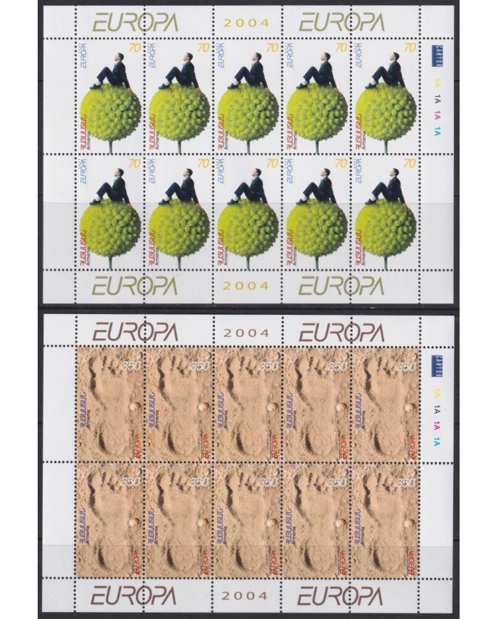 F-EX64768 ARMENIA MNH 2004 EUROPA CEPT HOLYDAYS SHEET.