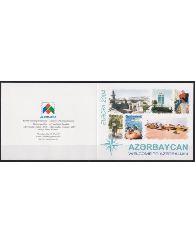 F-EX64783 AZERBAIJAN MNH 2004 EUROPA CEPT HOLYDAYS BOOKLED.