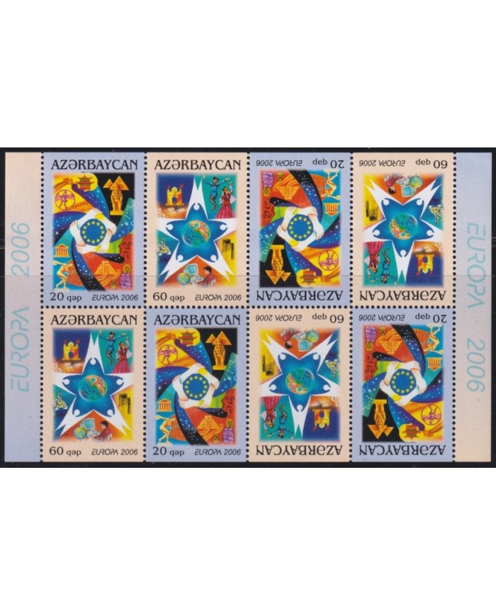 F-EX65622 AZERBAIJAN MNH 2006 EUROPA CEPT INTEGRATION SHEET.