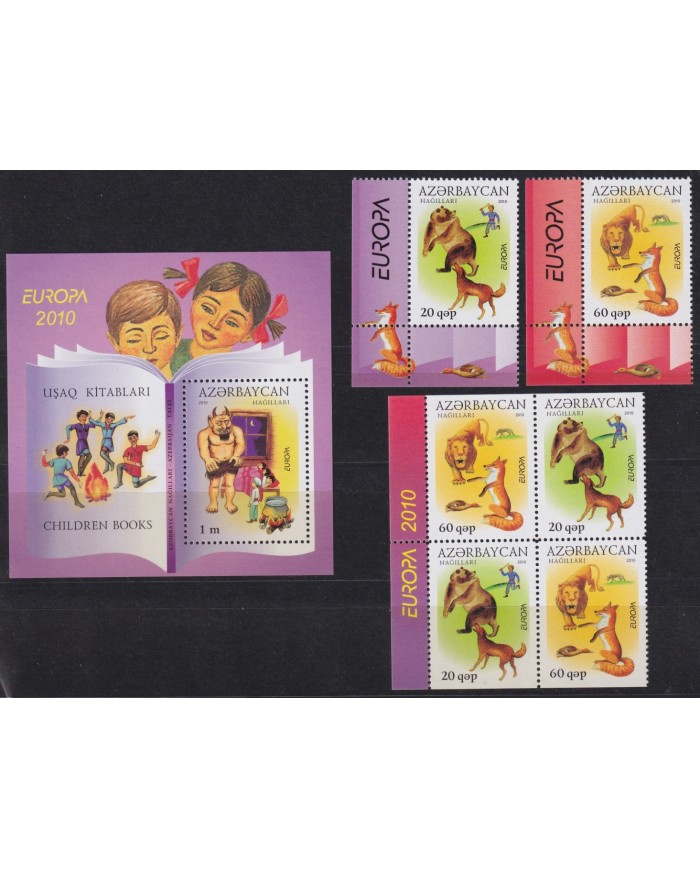 F-EX65769 AZERBAIJAN MNH 2010 EUROPA CEPT CHILDREN BOOKS.
