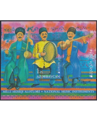 F-EX65947 AZERBAIJAN MNH 2014 EUROPA CEPT MUSIC INSTRUMENTS.