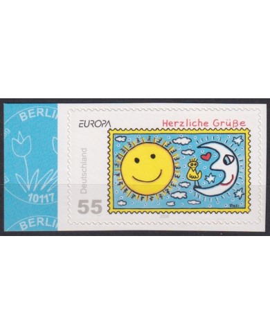 F-EX66530 GERMANY MNH 2008 EUROPA CEPT LETTER RIZZI HOUSE ADHESIVE.