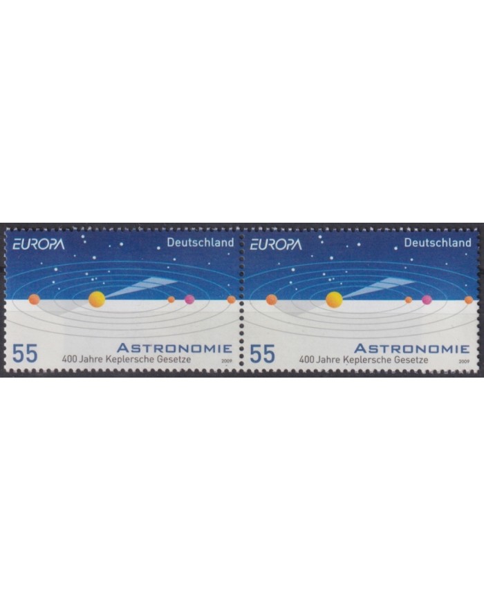 F-EX66491 GERMANY MNH 2009 EUROPA CEPT ASTRONOMY YEAR SPACE PLANET.