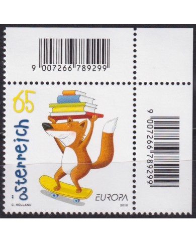 F-EX66366 AUSTRIA MNH 2010 EUROPA CEPT CHILDREN BOOKS.