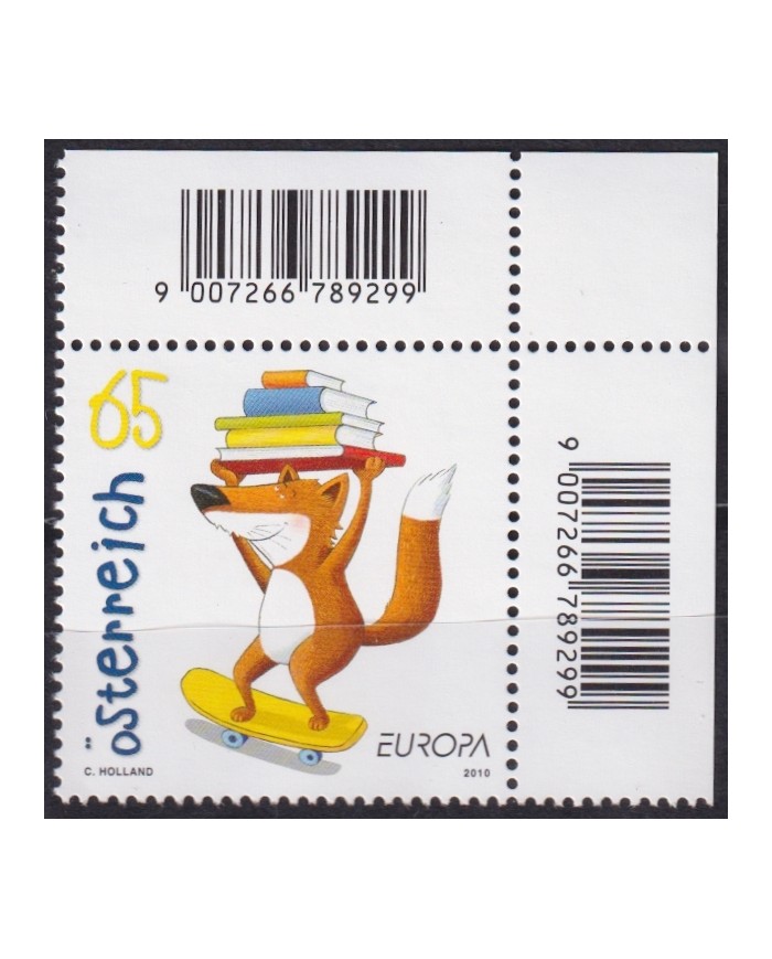 F-EX66366 AUSTRIA MNH 2010 EUROPA CEPT CHILDREN BOOKS.