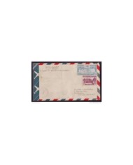 *F-EX.782  REP DOMINICANA SANTO DOMINGO 1931 FIRTS FLIGHT virgin is SAINT THOMAS