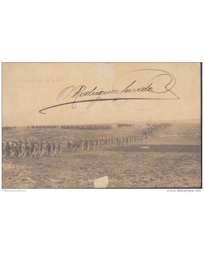 F-EX1191. SPAIN ESPAÑA MELILLA MARRUECOS POSTCARD WAR 1913 SPANISH ARMY.