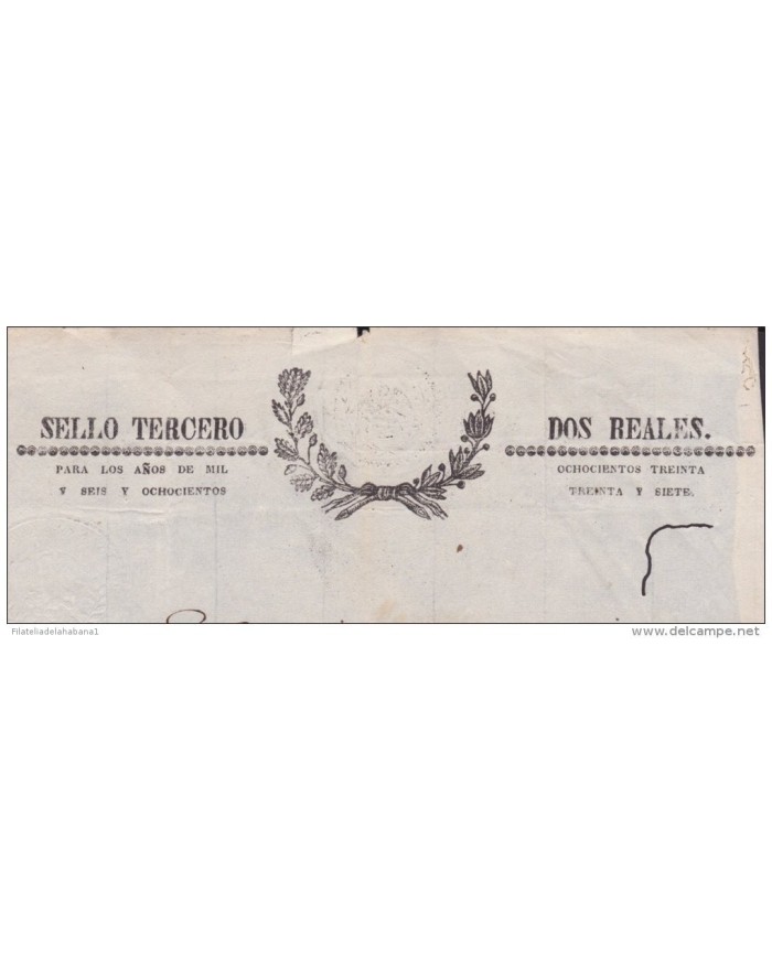 E1916 MEXICO 1839 MEDICINE OAXACA CERTIFICACION DE MEDICO