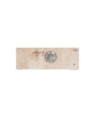 1862-PS-34 ANTILLES CARIBBEAN SPAIN REVENUE SEALLED PAPER 1862-63 SELLO 3ro.